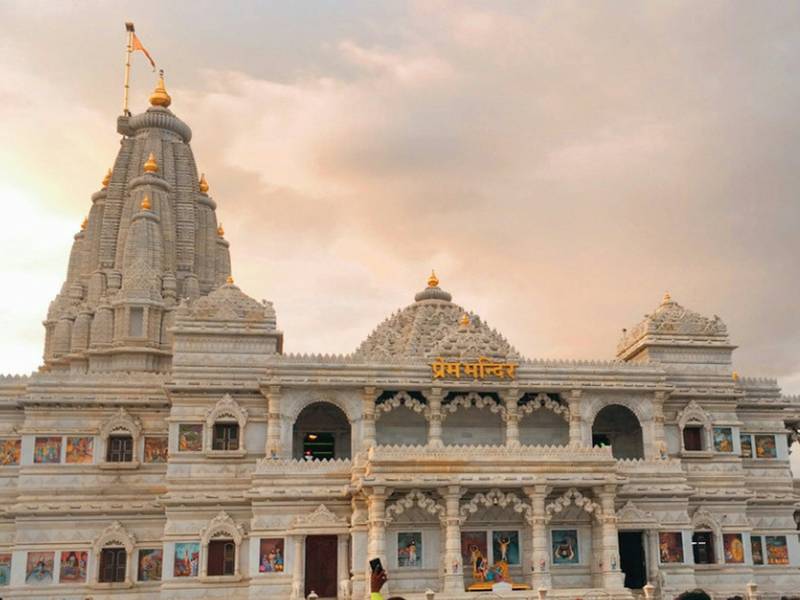 Prem Mandir temple in Vrindavan